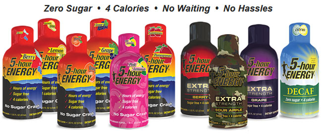 whats in 5 hour energy