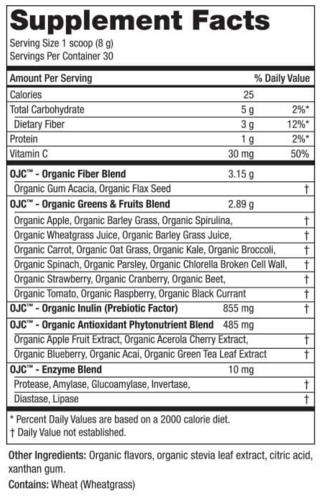 Organic Juice Cleanse Ingredients