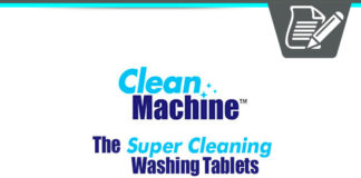 Clean Machine – Fresh Smelling Super Cleaning Washing Tablets?
