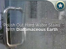 Polish-Out-Hard-Water-Stains-With-Diatomaceous-Earth