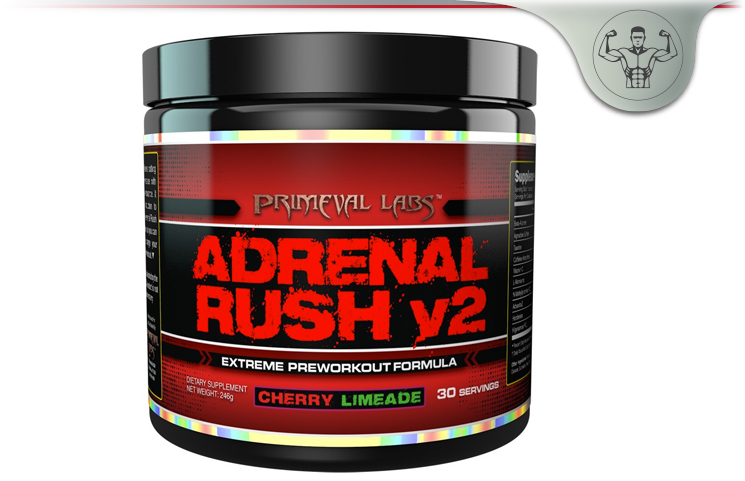Primeval Labs' Adrenal Rush V2 Stim Pre Workout