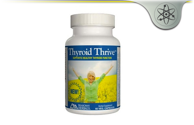 RidgeCrest Herbals Thyroid Thrive Herbal Vegetarian Capsules