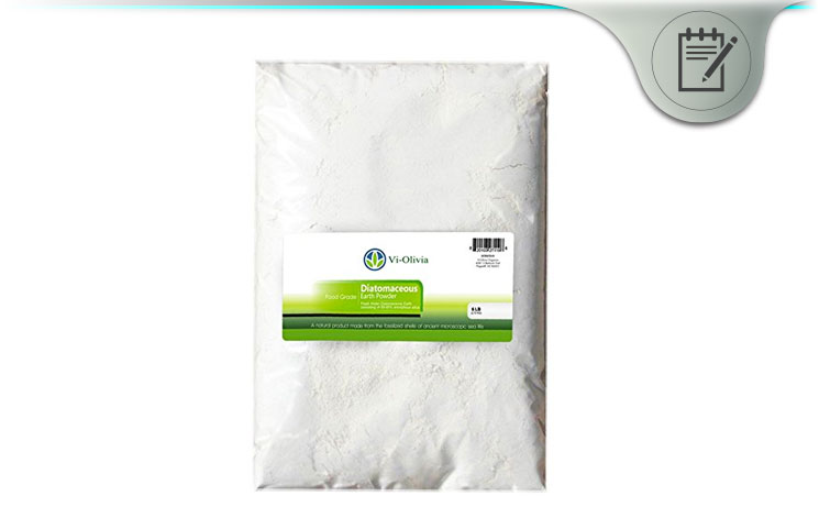 Vi-Olivia Organics Safe Food Grade Diatomaceous Earth Powder