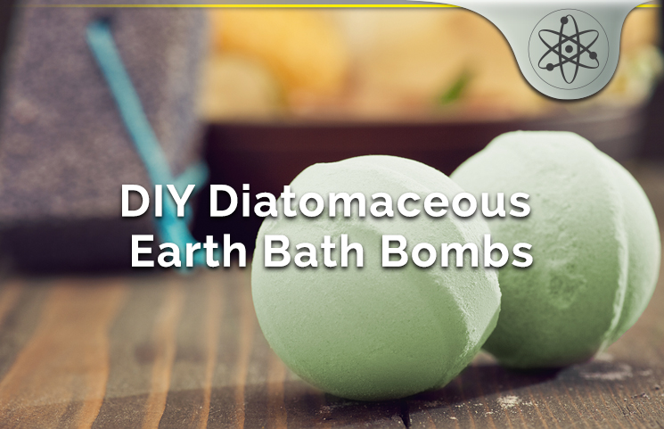 DIY Diatomaceous Earth Bath Bombs
