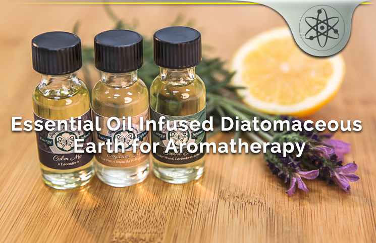 Essential oil Infused Diatomaceous Earth for Aromatherapy