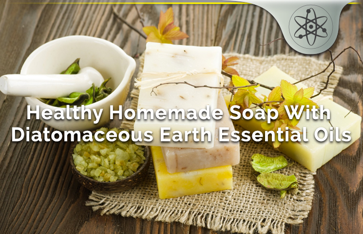 Healthy Homemade Soap With Diatomaceous Earth Essential Oils