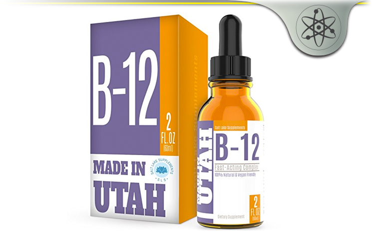 Salt Lake Supplements Fast-Acting Vitamin B12 Liquid Drops