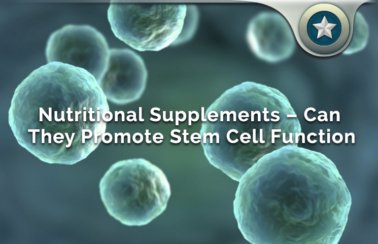 Nutritional Supplements For Stem Cell Function Health Benefits