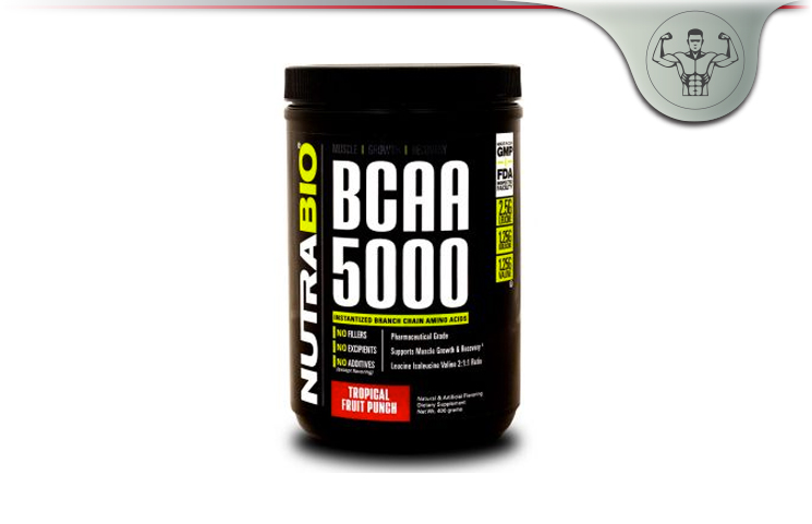 Nutrabio BCAA 5000 Powder