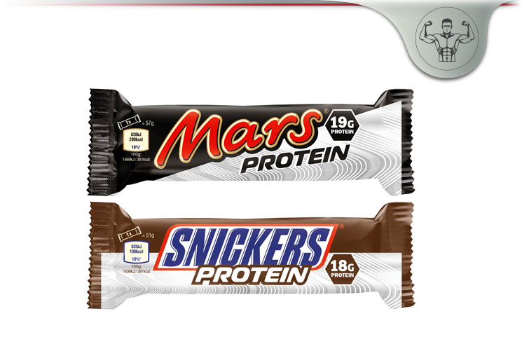 Snickers And Mars Protein Bars