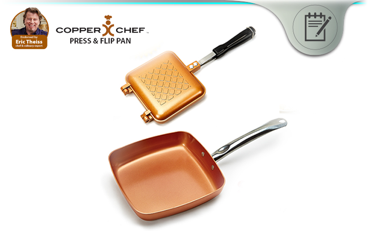 copper chef press and flip pan