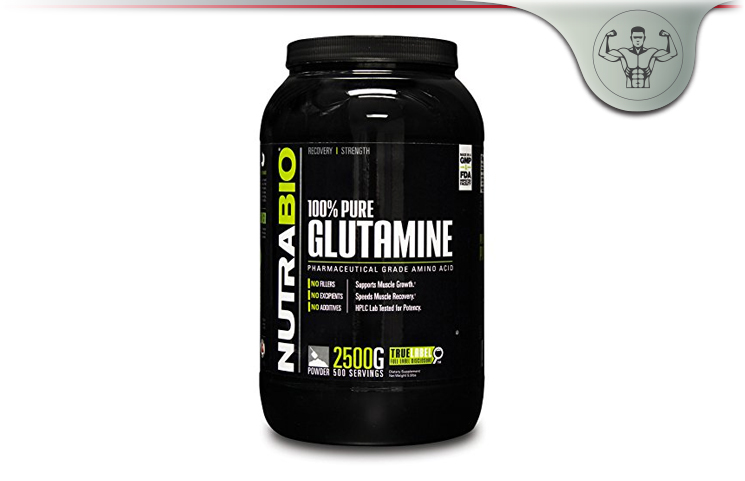 NutraBio 100% Pure L-Glutamine