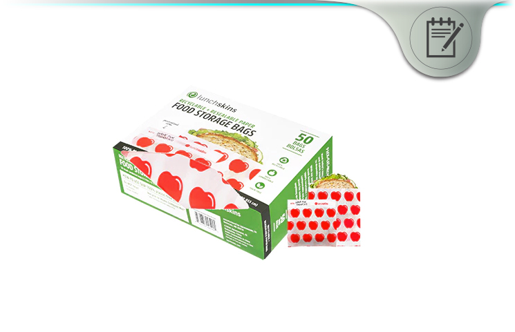 LunchSkins Recyclable + Resealable Paper Sandwich Bags