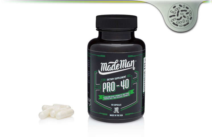 Made Man Nutrition PRO-40 Probiotic Review - 40 Billion Beneficial