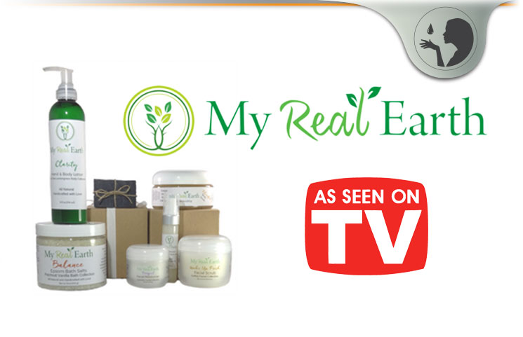 my real earth as sen on tv skincare products review