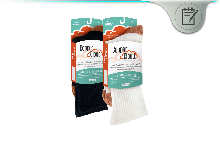 Copper Cloud Diabetic Socks