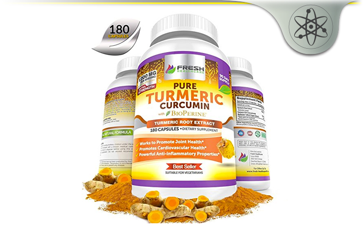 Fresh HealthCare Pure Turmeric Curcumin Root Extract BioPerine