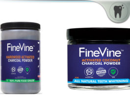 FineVine Activated Coconut Charcoal Toothpaste Whitening