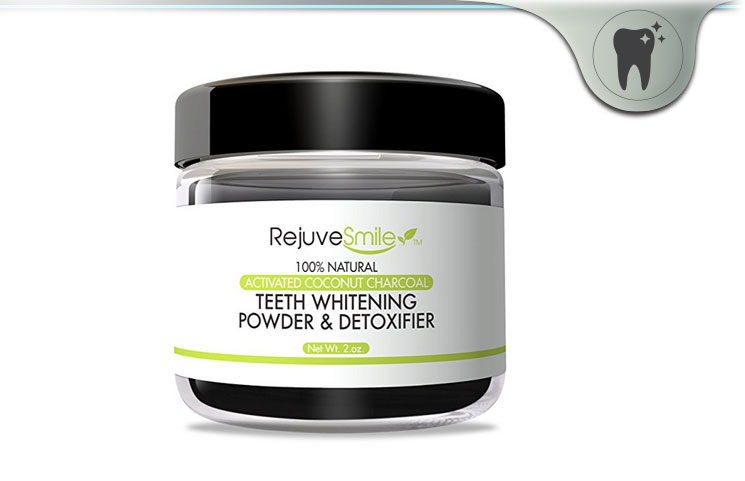 RejuveSmile Activated Coconut Charcoal Teeth Whitening Powder