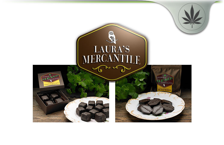 Laura's Mercantile Hemp Dark Chocolate Products