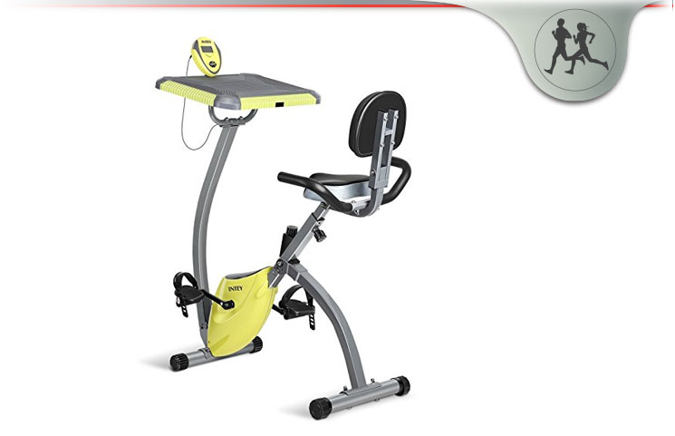 INTEY Exercise Magnetic Resistance Bike With Desk