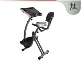 Convenient Wirk Ride Exercise Bike Workstation & Standing Desk