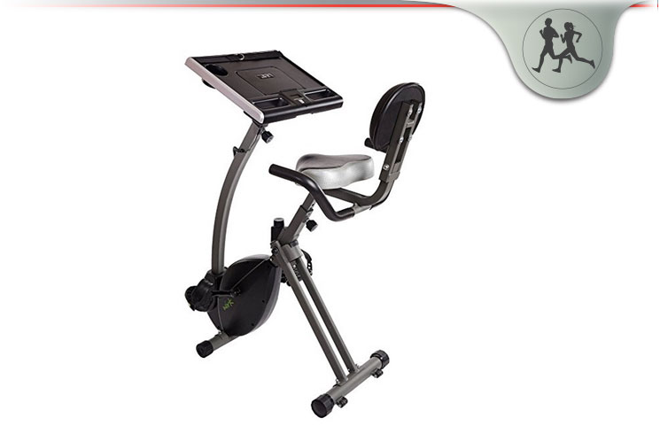 Convenient Wirk Ride Exercise Bike Workstation & Standing Desk