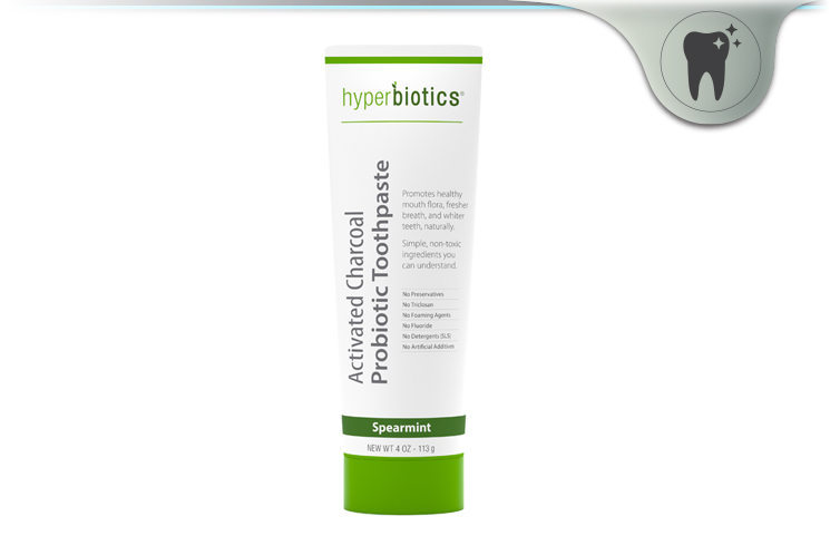 Hyperbiotics Activated Charcoal Probiotic Toothpaste Oral Care