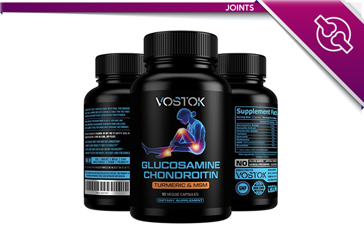 Vostok Nutrition Glucosamine with Chondroitin – Improve Muscle Recovery After Workouts